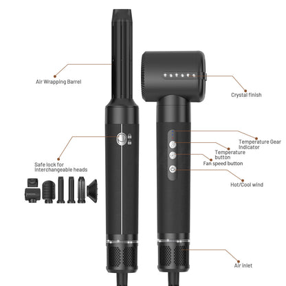 AirStyler Pro: 7-in-1: The Ultimate Hair Styling Tool for Effortless Perfection