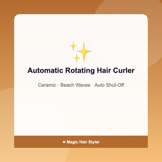 Automatic Hair Curler – Rotating Ceramic Curling Iron for Beach Waves